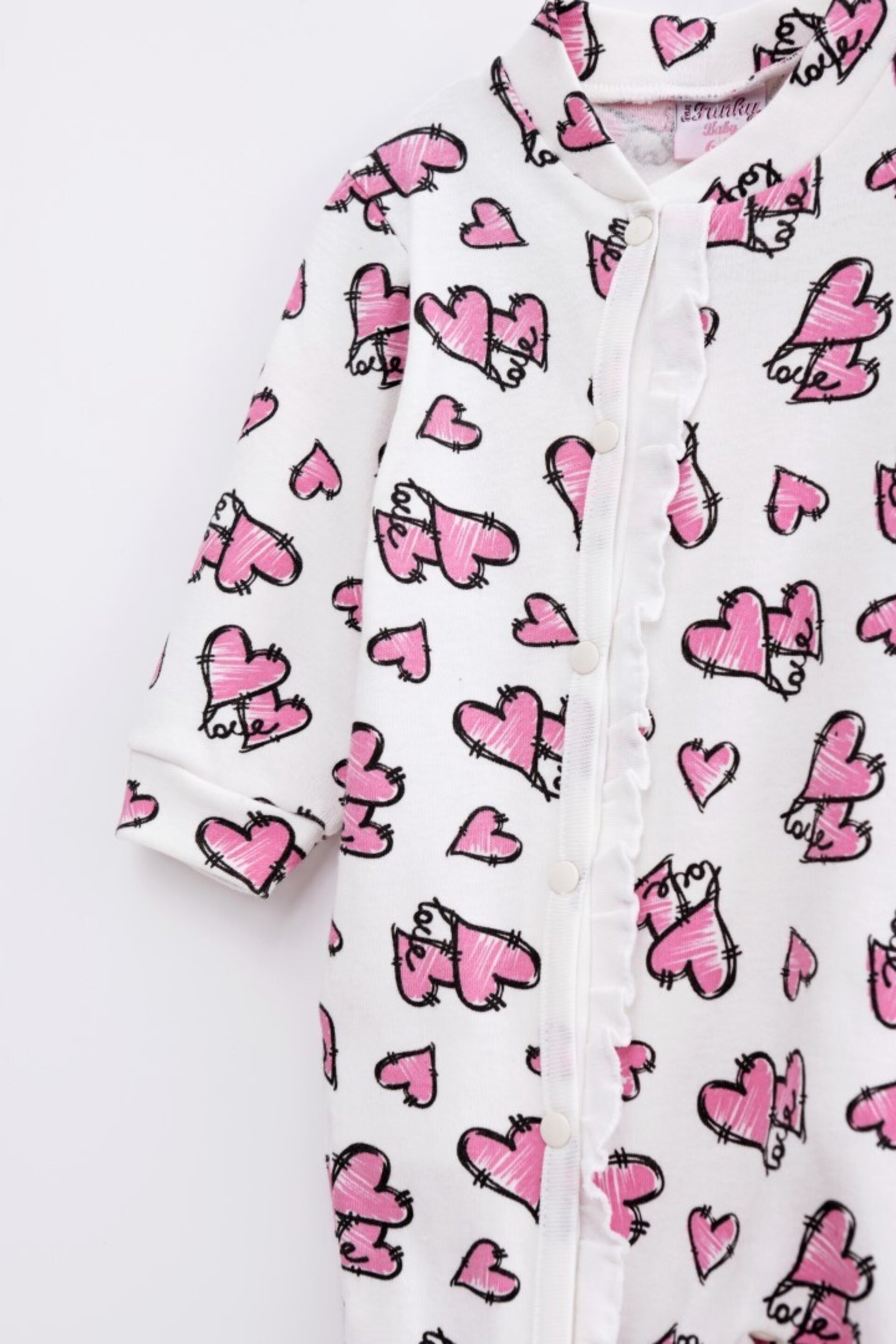 Pijama corazones (9m) - 2