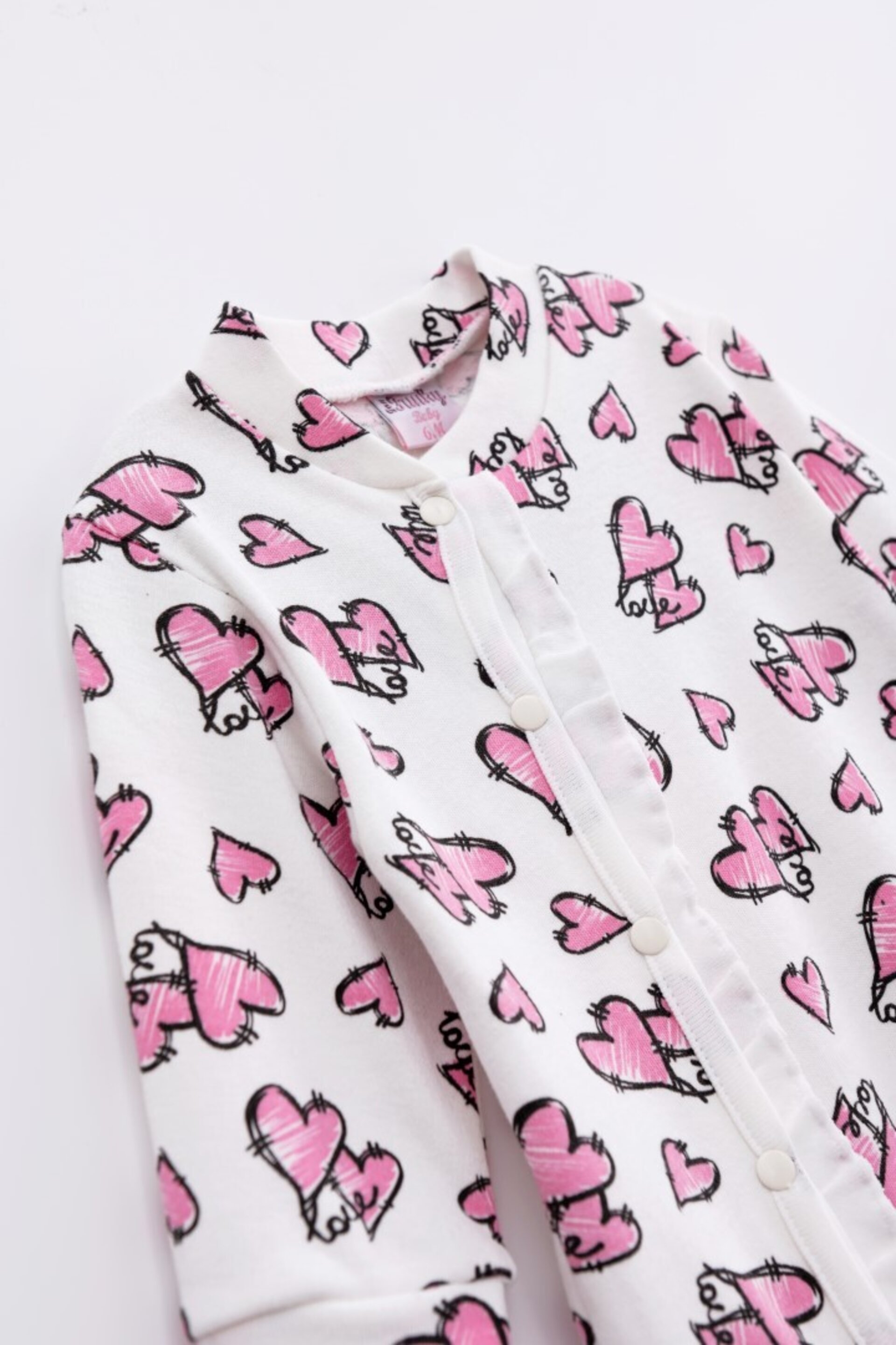 Pijama corazones (9m) - 3