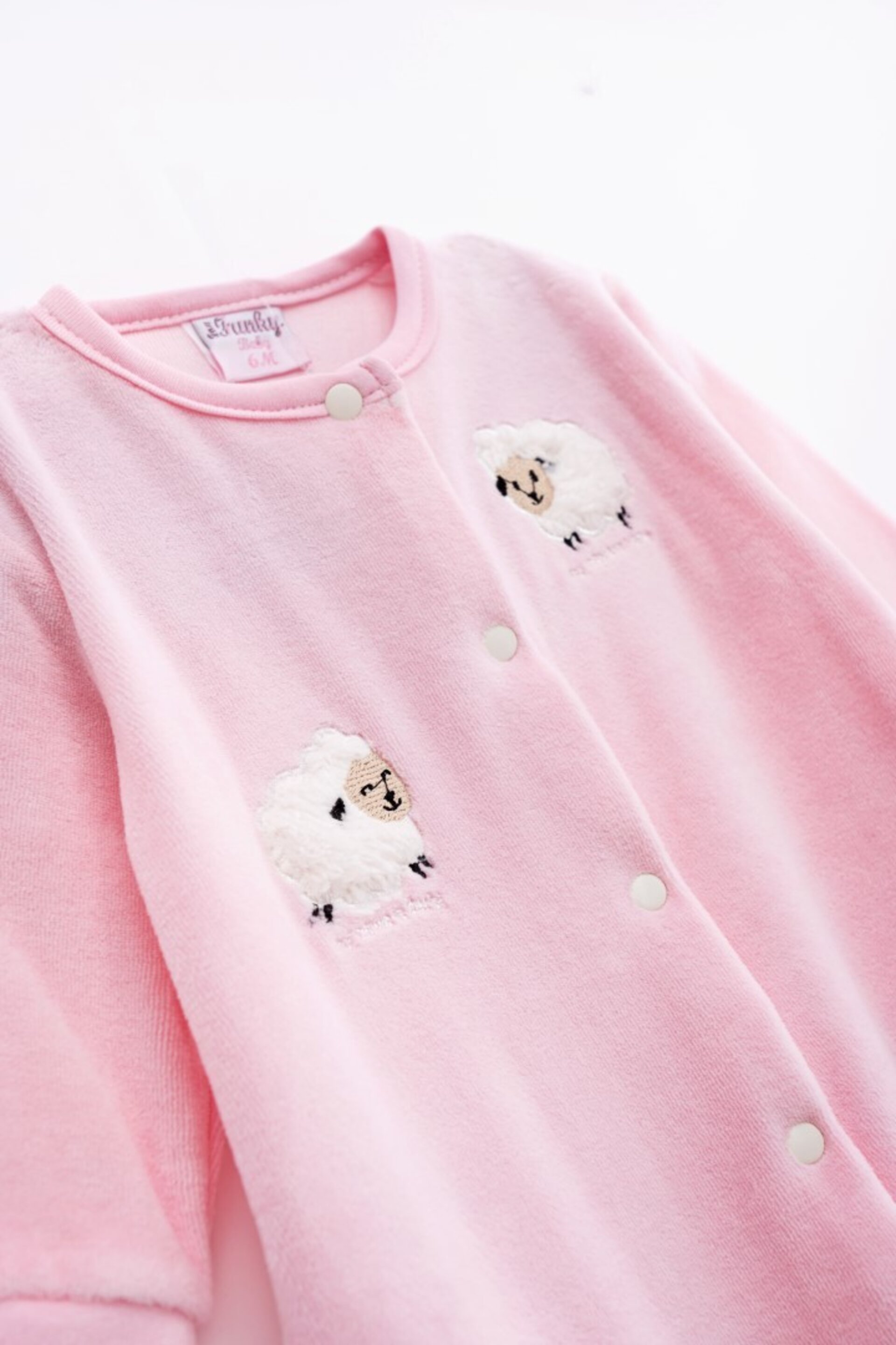 Pijama rosa ovejas (3m) - 2
